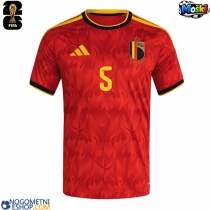 Moški Nogometni dresi Belgija Maxim De Cuyper #5 Domači SP 2026 Kratek Rokav